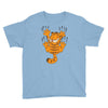 garfield scratching, ideal gift or birthday present funny Youth Tee