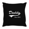 Daddy Since 2014 Throw Pillow