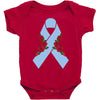 stomach cancer ribbon and rose Baby Bodysuit