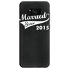 married since 2015   mens funny wedding marriage Samsung Galaxy S8 Case