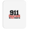911 dispatcher heroes black logo Mousepad