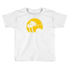 beach silhouette birds sand sunset Toddler T-shirt