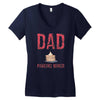 dad pancake maker Women's V-Neck T-Shirt