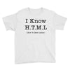 i know html Youth Tee