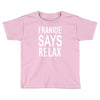 frankie says relax retro vintage Toddler T-shirt