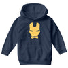 iron man mask avengers marvel comics gift Youth Hoodie