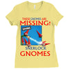Sherlock Gnomes Ladies Fitted T-Shirt