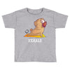 yoga pug exhale Toddler T-shirt