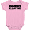 boobies make me smile (2) Baby Onesie