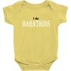 i do marathons Baby Onesie