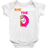 She Wants D - Dunkin Donuts Baby Onesie