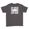 space alien qr code Youth Tee