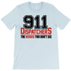 911 dispatcher heroes black logo T-Shirt