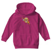 women's sugar skull purple Youth Hoodie