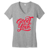 good love Women's V-Neck T-Shirt