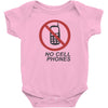 no cell phones Baby Onesie