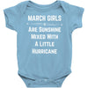 March Girls Baby Onesie