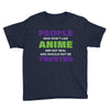 people who don't like anime are not real and should not be trusted Youth Tee