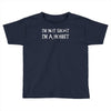 i'm not short, i'm a hobbit   new funny Toddler T-shirt