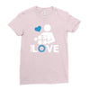 portal true love   aperture lab video gamer teleport online pc goal te Ladies Fitted T-Shirt