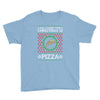 All I Want For Christmas Is Pizza Ugly Christmas For Dark Youth Tee
