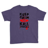 Keep Calm And Kill Zombies Youth Tee