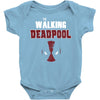 the walking deapool Baby Onesie