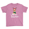 merry cristmas reindeer Youth Tee