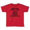 Smartass April Girl Toddler T-shirt