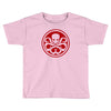 red skull logo avengers marvel comics gift Toddler T-shirt
