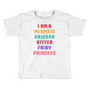 i am a mermaid unicorn kitten fairy princess Toddler T-shirt