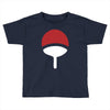 uchiha clan symbol crest   anime itachi sasuke naruto cosplay gift tee Toddler T-shirt