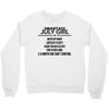 Smartass July Girl Crewneck Sweatshirt