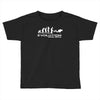 evolution of scuba divingfunny swim retro sea cool boat party Toddler T-shirt