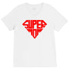 super mom 1 png V-Neck Tee