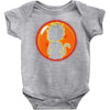 Kid Goku Saiyan With Dragon Ball 4 Star Baby Onesie