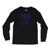 Papa Noun Definition Long Sleeve Shirts