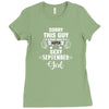sorry this guy is already taken by a super sexy  september girl. Ladies Fitted T-Shirt