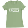 fishing Ladies Fitted T-Shirt