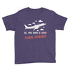 all you need is flight ticket Youth Tee