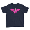 breast cancer wonder woman Youth Tee