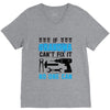 IF GRANDMA CAN'T FIX IT THAN NO ONE CAN FIX IT V-Neck Tee