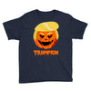 trumpkin funny donald trump pumpkin Youth Tee