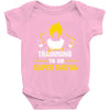 Trainning To Go Super Saiyan Baby Onesie