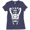 'i'm up all night Ladies Fitted T-Shirt