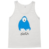 new! mens 'sloth' Tank Top