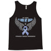 my hero is now my angel stomach cancer awareness Tank Top
