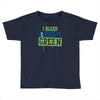 i bleed blue and green Toddler T-shirt