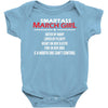 Smartass March Girl Baby Onesie