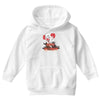 happy halloween clown Youth Hoodie